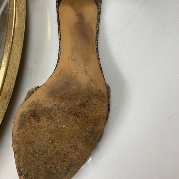 Gucci Canvas Heels - Picture 6 of 9